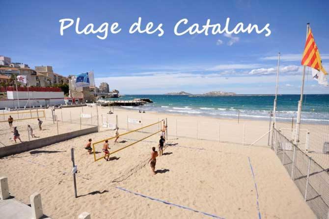 T2 Plage Catalans-Vieux Port Lägenhet Marseille Exteriör bild
