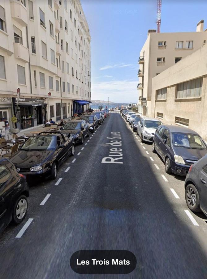 T2 Plage Catalans-Vieux Port Lägenhet Marseille Exteriör bild