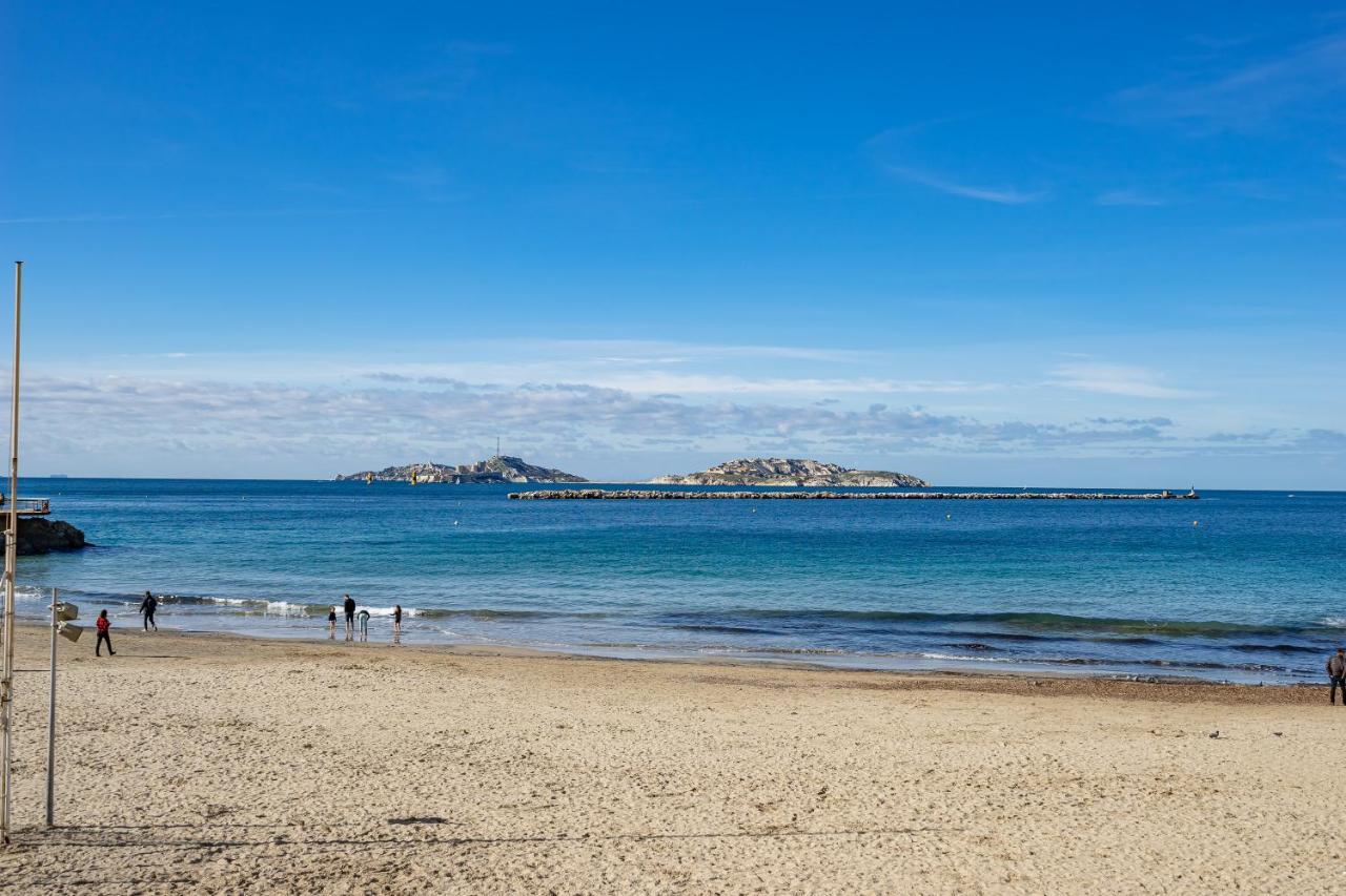 T2 Plage Catalans-Vieux Port Lägenhet Marseille Exteriör bild